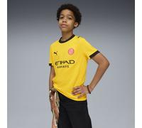 PUMA Maglia gara Away Girona FC 25/26 per ragazzi, Abbigliamento, Faster Giallo/Rosso, 7-8Y 7-8Y