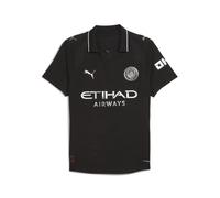 PUMA Maglia gara Away Manchester City Authentic 25/26 da uomo, Accessori, Nero, L L