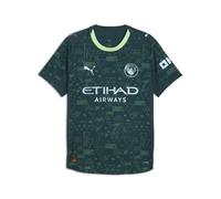 PUMA Maglia gara Fourth Manchester City Authentic 25/26 da uomo, Accessori, Verde, L L