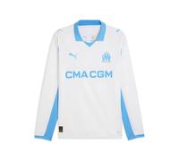 PUMA Maglia gara Home a maniche lunghe Olympique de Marseille 25/26 da uomo, Sport, Bianco/Azure, 3XL 3XL