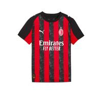 Ac Milan Puma Maglia Calcio Football Ragazzo Bambino Rosso Nero 2025 26 Home