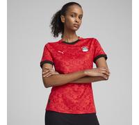 PUMA Maglia gara Home Egitto 2025 da donna, Abbigliamento, Rosso/Nero, L L