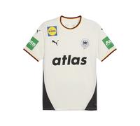 PUMA Maglia gara Home Federazione tedesca di pallamano da uomo, Accessori, Bianco, XS XS