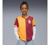 PUMA Maglia gara Home Galatasaray SK 25/26 per ragazzi, Abbigliamento, Rosso Rhythm/Intense Arancione, 15-16Y 15-16Y