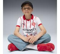 PUMA Maglia gara Home Girona FC 25/26 per ragazzi, Abbigliamento, Bianco/Rosso, 4-5Y 4-5Y
