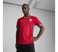 PUMA Maglia gara Home Marocco 2025 da uomo, Abbigliamento, Rosso/Archive Verde, S S