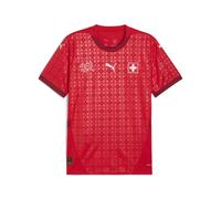 PUMA Maglia gara Home Nazionale femminile Svizzera 2025 da uomo, Sport, Rosso/Dark Crimson, S S