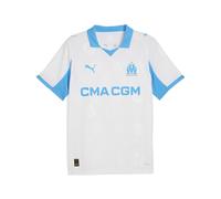 PUMA Maglia gara Home Olympique de Marseille 25/26 da uomo, Sport, Bianco/Azure, XS XS