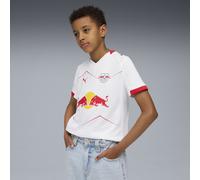PUMA Maglia gara Home RB Leipzig 25/26 per ragazzi, Abbigliamento, Bianco/Rosso, 5-6Y 5-6Y