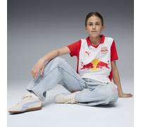 PUMA Maglia gara Home RB Salzburg 25/26 per ragazzi, Abbigliamento, Bianco/Rosso, 13-14Y 13-14Y