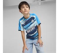 PUMA Maglia gara Olympique de Marseille Faster per ragazzi, Abbigliamento, Azure/Nitro Blu, 9-10Y 9-10Y