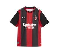 PUMA Maglia Home AC Milan 26/27 per ragazzi, Accessori, Nero, 9-10Y 9-10Y