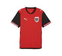 PUMA Maglia Home Austria Authentic 2026 da uomo, Accessori, Rosso, XS XS