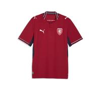 PUMA Maglia Home Repubblica Ceca 2026 da uomo, Accessori, Rosso, XXL XXL