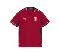 PUMA Maglia Home Repubblica Ceca 2026 per ragazzi, Accessori, Rosso, 13-14Y 13-14Y