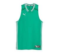 PUMA Maglia Hoops Team Game, verde, XL