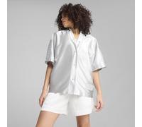 PUMA Maglia Jer-She ispirata al baseball da donna, Abbigliamento, Feather Grigio, S S