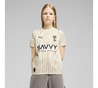 PUMA Maglia KIDSUPER x AL-HILAL SFC per ragazzi, Abbigliamento, Alpine Snow/Club Navy, 13-14Y 13-14Y