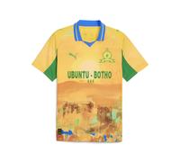 PUMA Maglia KIDSUPER x MAMELODI SUNDOWNS da uomo, Sport, Pelé Giallo/Fast Verde, XL XL