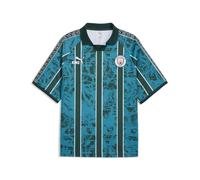 Puma Manchester City Fc King Retro Short Sleeve T-shirt Blu M Uomo