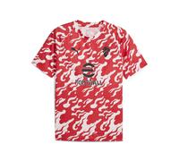 PUMA Maglia pre-partita AC Milan da uomo, Sport, Bianco/Rosso, 3XL 3XL