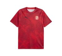 PUMA Maglia pre-partita Girona FC da uomo, Accessori, Rosso, S S