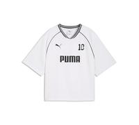 PUMA Maglia Sport dal Taglio Morbido da Donna L, White