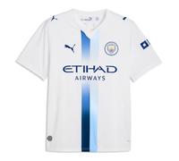 PUMA Maglia Third Manchester City Uomo 2026/27 - Bianco | Replica ufficiale; maglia da calcio; maniche corte; vestibilità regolare; dryCELL allontana l'umidità; tessuto traspirante