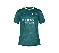 PUMA Maglia trikot 'MCFC 4th' blu chiaro / smeraldo / mela / bianco Uomo PUMA XL