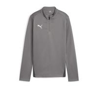 PUMA Maglia Unisex Teamgoal Training 1/4 Zip Slim Fit, Ghisa - Puma White-Shadow Gray, S EU