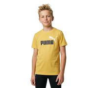 Puma Ess 2 Color No.1 Logo Tee B, Magliette Bambino, Sunny Yellow,