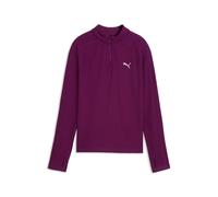 PUMA Maglietta a maniche lunghe con zip corta Train All Day Essentials per ragazzi, Accessori, Rosa, 7-8Y 7-8Y