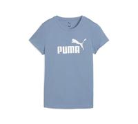 PUMA Maglietta con Logo Ess Metallic No. 1 da Donna M, Cool Blue Metallic Silver