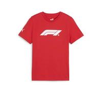 PUMA Maglietta da Bambino Formula 1 Essentials Logo - Rosso - Taglia: 140