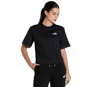 PUMA Power Tape Tee, Maglietta Donna, Black, XL
