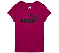PUMA Maglietta da ragazza con logo Core per ragazze, maglietta basic a girocollo a maniche corte (7-16), Rosa fucsia., 8-10