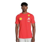 PUMA Maglietta della Squadra Scuderia Ferrari 2024 Uomo Rosso Bruciato - Taglia: XL