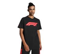 PUMA Maglietta di Formula 1 Essentials con Logo Grande - Uomo - Nero - Taglia: S