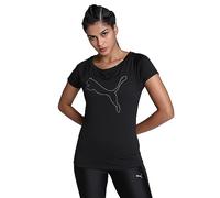 Puma T-Shirt Training Favorite Jersey Cat Black da Donna M Nero