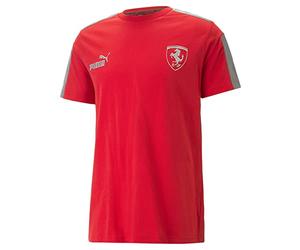 Puma Maglietta Monocromatica Ferrari Race MT7 Uomo/Unisex Rosso Co, Rosso Corsa, S