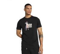 PUMA Maglietta nera da uomo X One Piece Graphic, Nero , XS