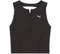 Puma Canotta da Donna Run Lightstride Crop Top Nero L (Confezione da 1)
