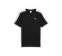 PUMA Maglietta 'T7' nero / bianco, Taglia M