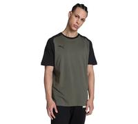 PUMA Teamcup Casuals Tee, Maglietta Uomo, Verde Muschio, XXL