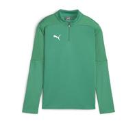 PUMA Maglietta Unisex da Allenamento Teamfinal con Zip a 1/4, vestibilità Aderente
