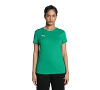 PUMA teamGOAL Casuals Tee Wmn, Unisex, Sport Verde Bianco, S
