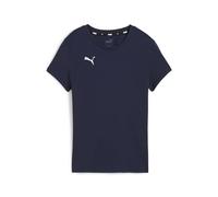 PUMA teamGOAL Casuals Tee Wmn, Unisex, Navy Bianco, L
