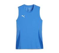 PUMA teamGOAL Sleeveless Jersey Wmns, Maglietta Unisex, Blu Elettrico Lemonade White Team Royal, S