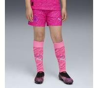 PUMA Manchester City 25/26 Goalkeeper Shorts Youth, Abbigliamento, Rosa Pes/Aquatic, 9-10Y 9-10Y