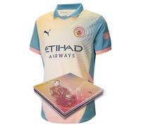 PUMA Manchester City Definitely City Maglia 2024/25 Stagione - Autentica con Confezione Regalo - Uomo - Rosa - Taglia: 3XL